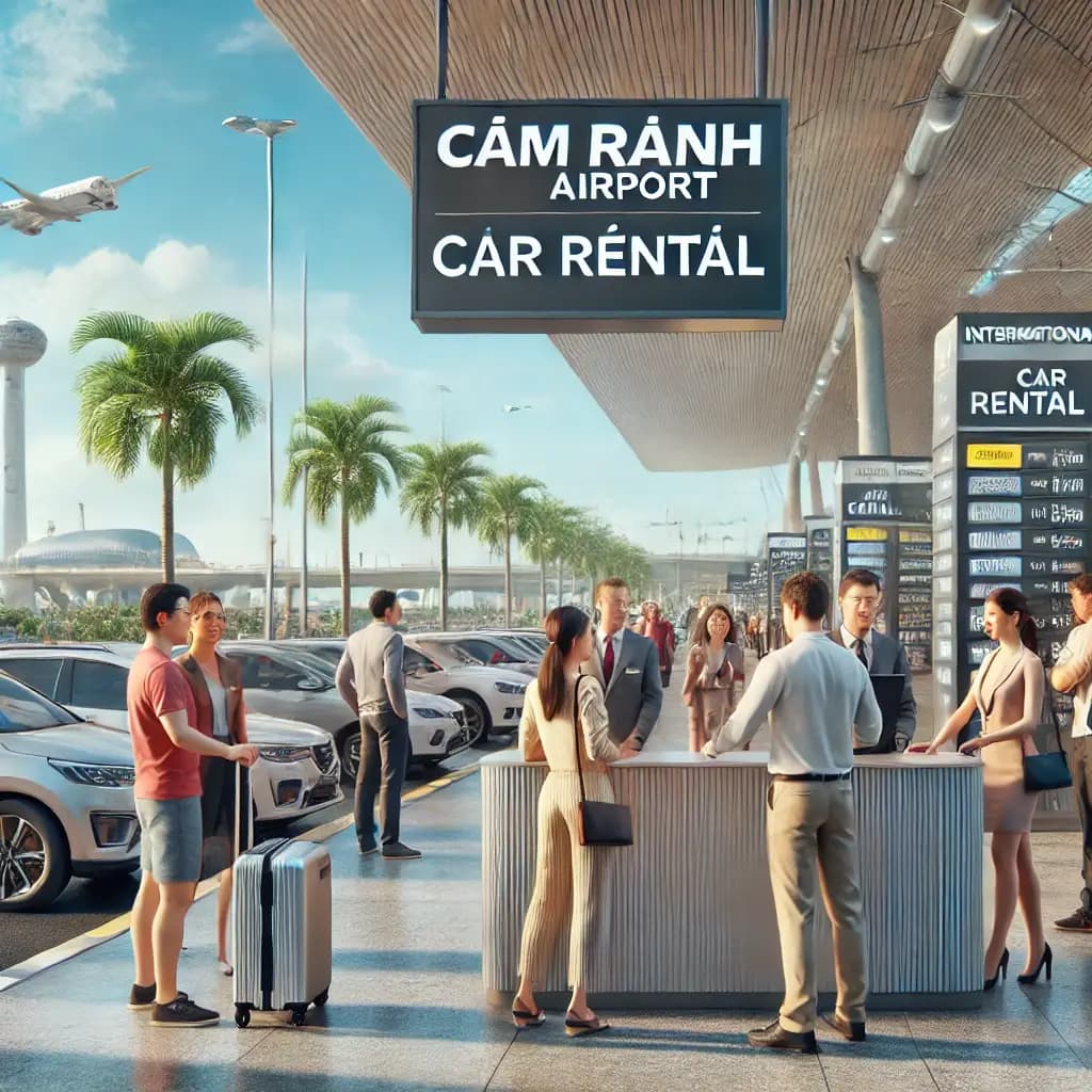 Rent a car at Cam Ranh Airport Vietnam